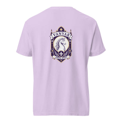 Signature | Comfort Colors T-Shirt | Arma Dei Academy Logic Houses | Vanyar Logo