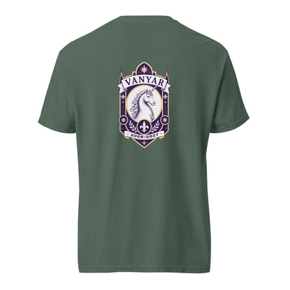 Signature | Comfort Colors T-Shirt | Arma Dei Academy Logic Houses | Vanyar Logo