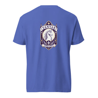 Signature | Comfort Colors T-Shirt | Arma Dei Academy Logic Houses | Vanyar Logo