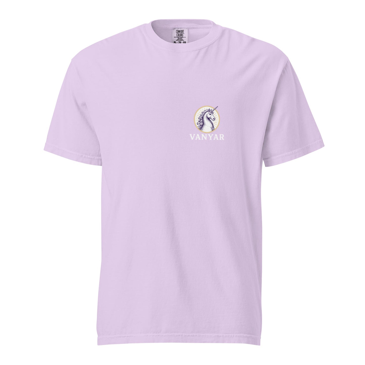 Signature | Comfort Colors T-Shirt | Arma Dei Academy Logic Houses | Vanyar Logo