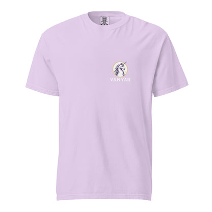 Signature | Comfort Colors T-Shirt | Arma Dei Academy Logic Houses | Vanyar Logo