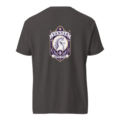 Signature | Comfort Colors T-Shirt | Arma Dei Academy Logic Houses | Vanyar Logo