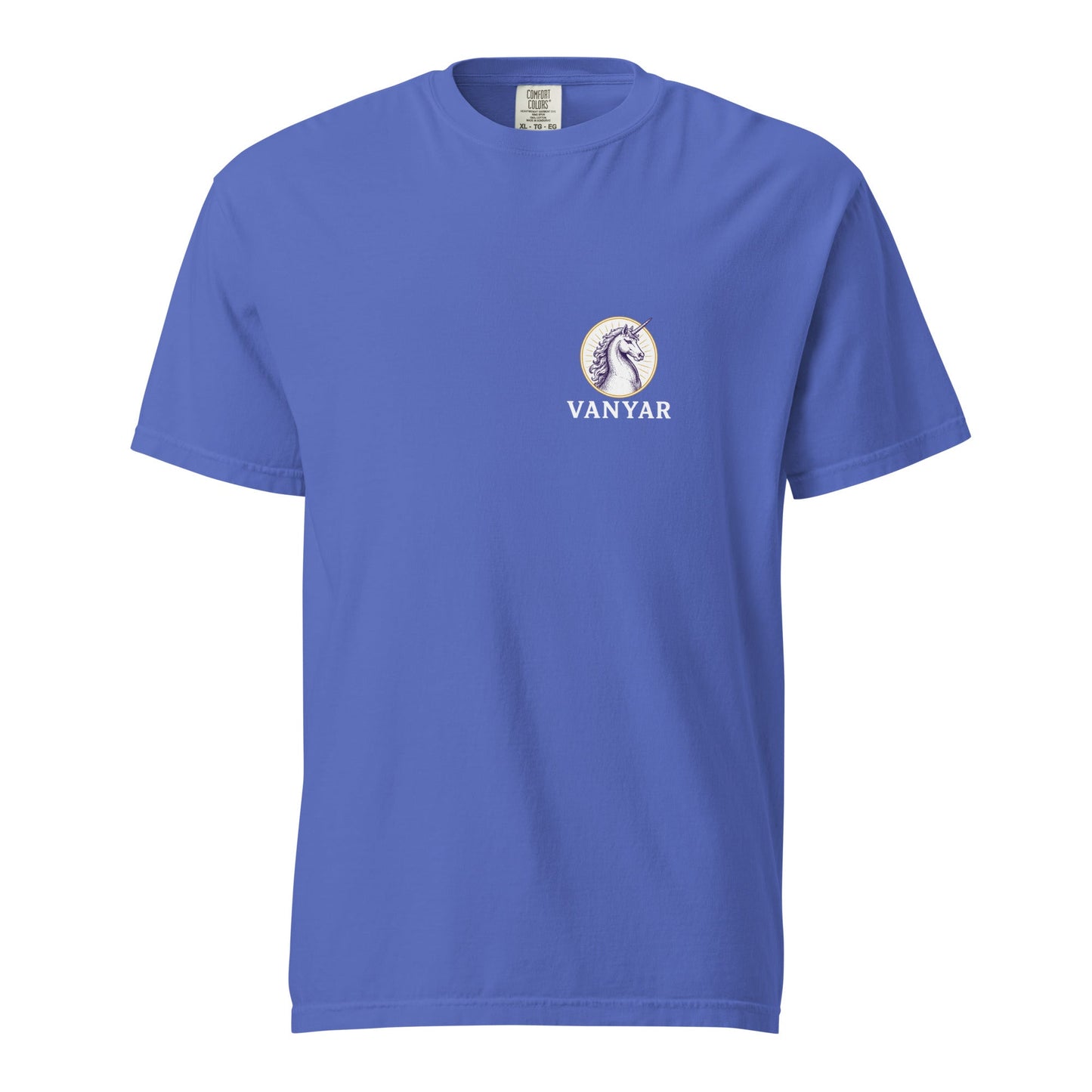 Signature | Comfort Colors T-Shirt | Arma Dei Academy Logic Houses | Vanyar Logo