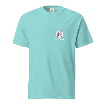 Signature | Comfort Colors T-Shirt | Arma Dei Academy Logic Houses | Vanyar Logo
