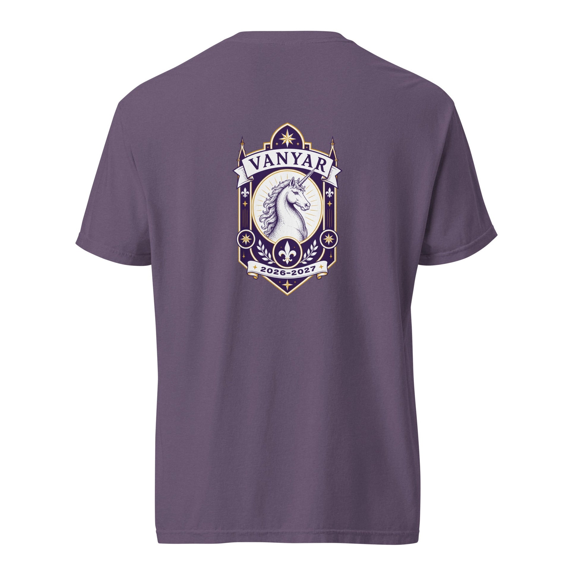 Signature | Comfort Colors T-Shirt | Arma Dei Academy Logic Houses | Vanyar Logo