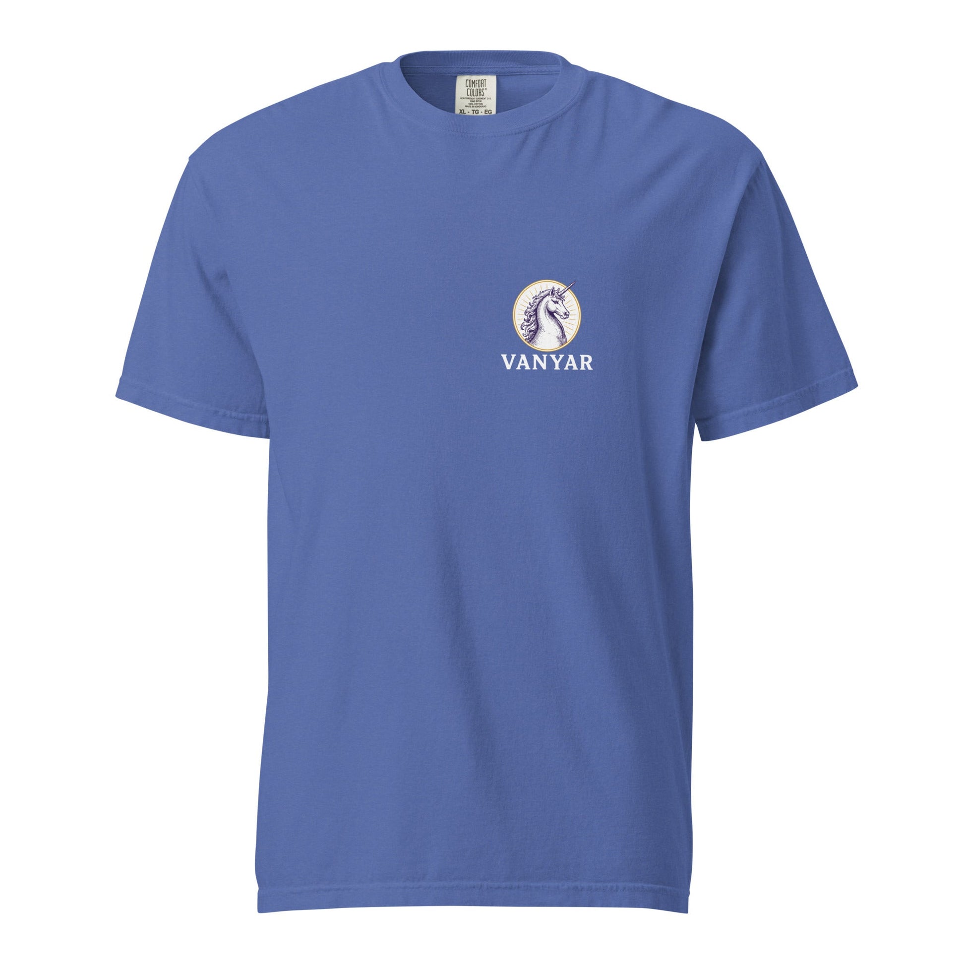 Signature | Comfort Colors T-Shirt | Arma Dei Academy Logic Houses | Vanyar Logo