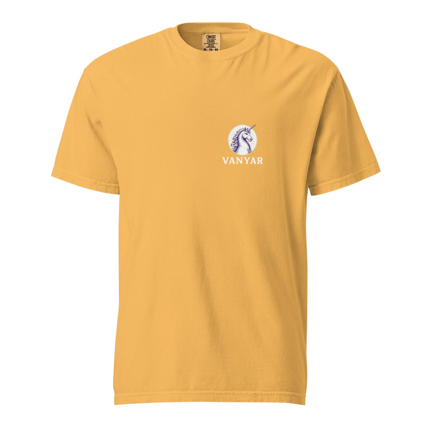 Signature | Comfort Colors T-Shirt | Arma Dei Academy Logic Houses | Vanyar Logo