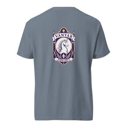 Signature | Comfort Colors T-Shirt | Arma Dei Academy Logic Houses | Vanyar Logo