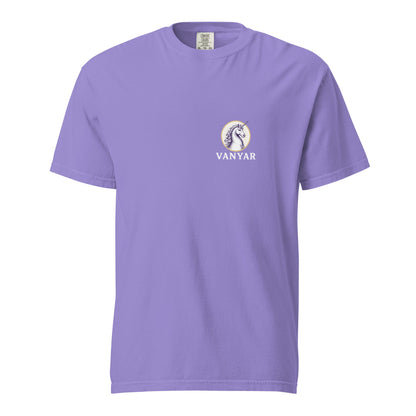 Signature | Comfort Colors T-Shirt | Arma Dei Academy Logic Houses | Vanyar Logo