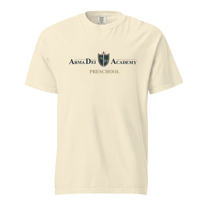 Signature | Comfort Colors T-Shirt | Arma Dei Academy Preschool | Alt Logo