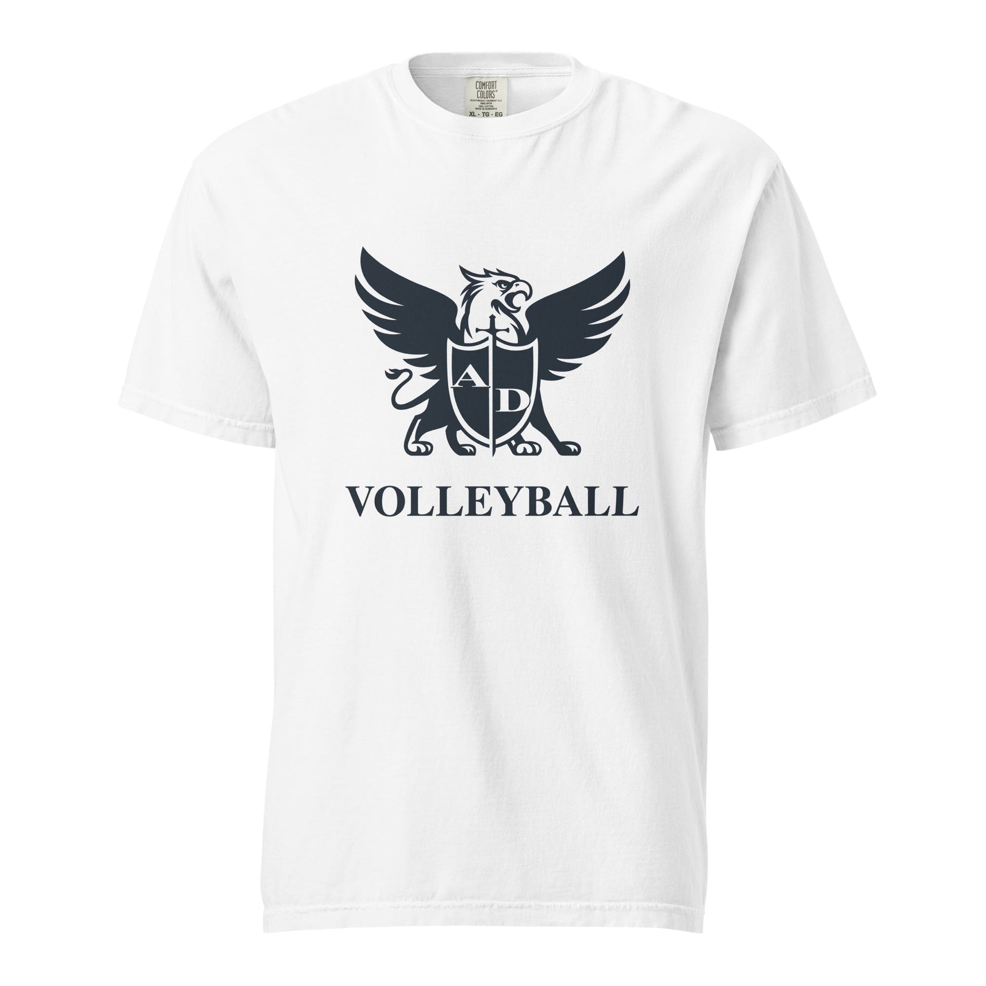 Signature | Comfort Colors T-Shirt | Arma Dei Academy Volleyball | Griffin Logo