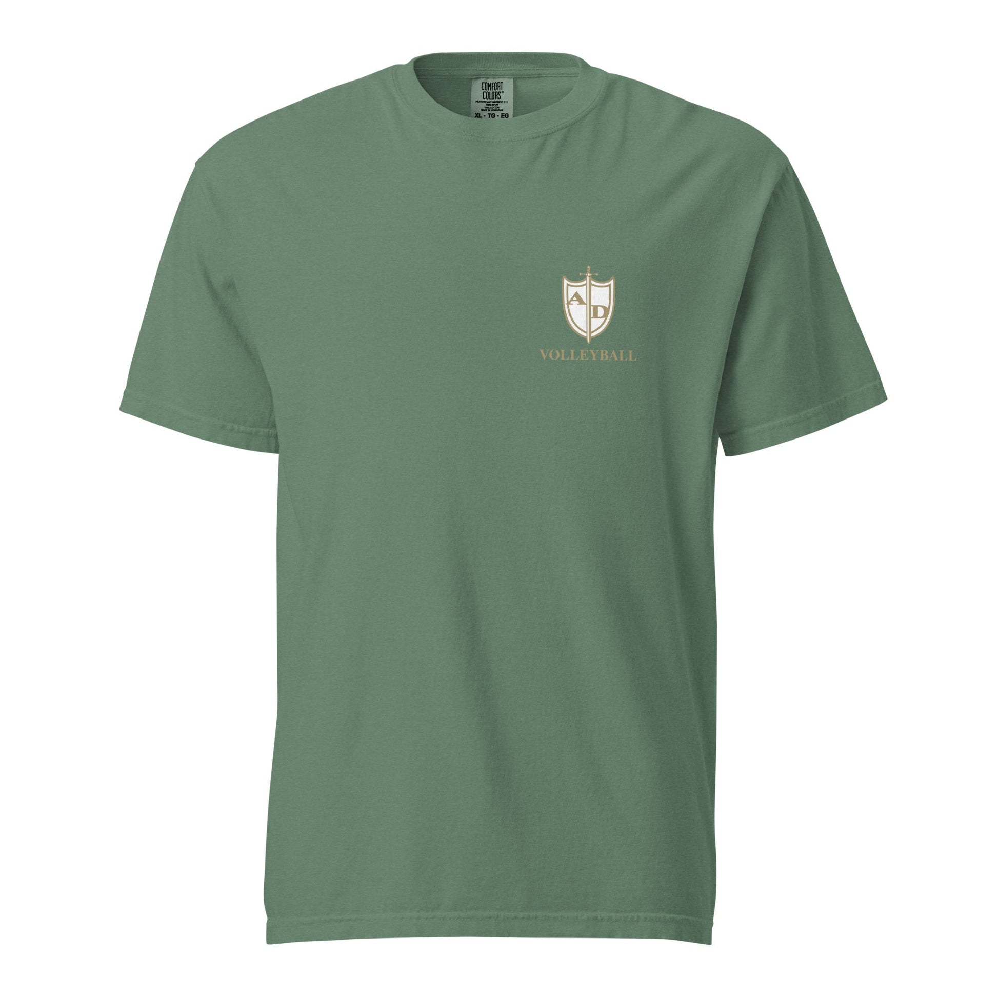 Signature | Comfort Colors T-Shirt | Arma Dei Academy Volleyball | Shield Logo
