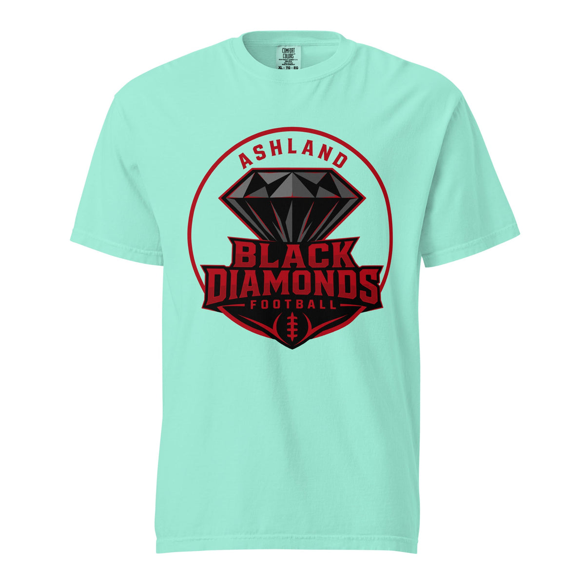 Signature | Comfort Colors T-Shirt | Ashland Black Diamonds | Badge Logo