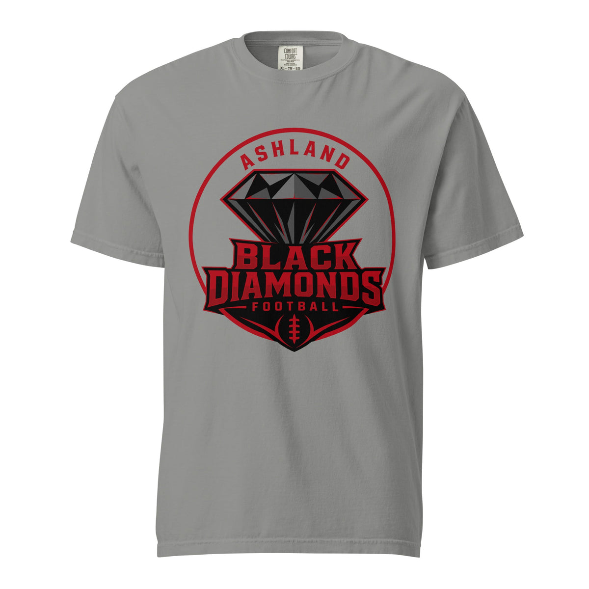 Signature | Comfort Colors T-Shirt | Ashland Black Diamonds | Badge Logo