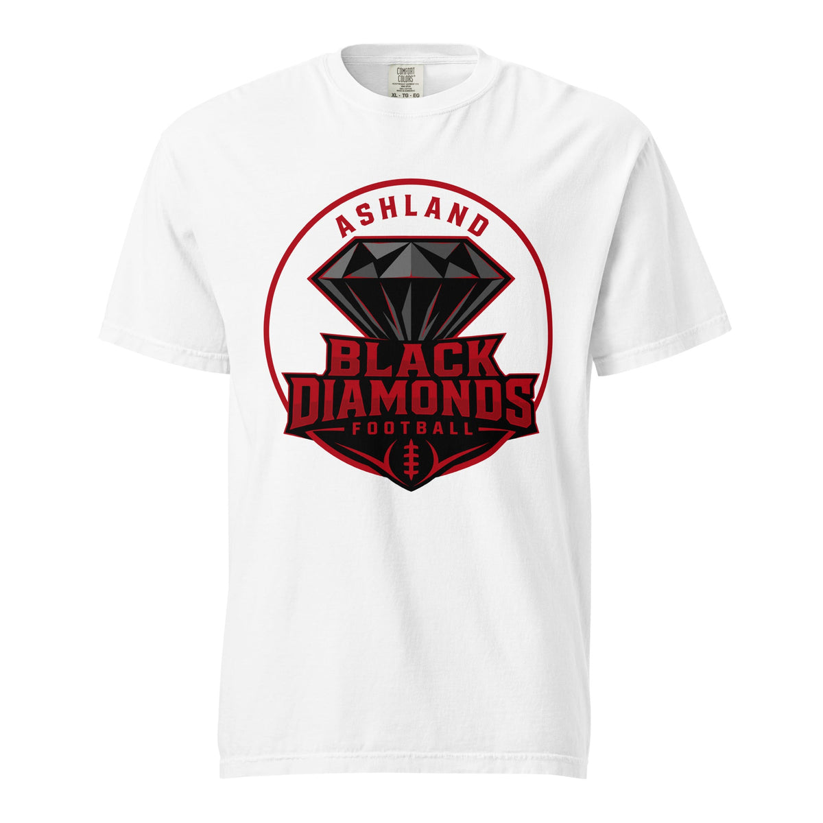 Signature | Comfort Colors T-Shirt | Ashland Black Diamonds | Badge Logo