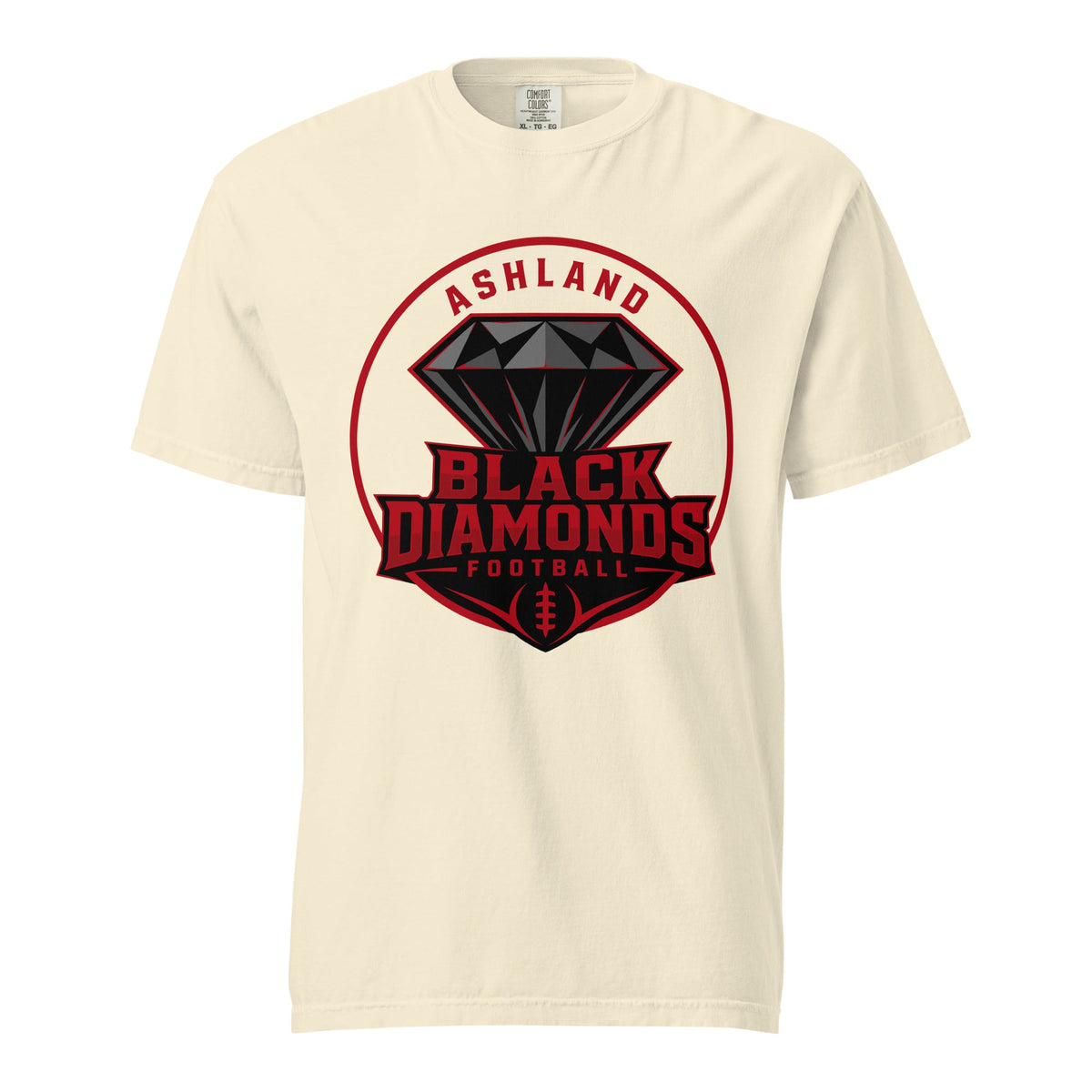 Signature | Comfort Colors T-Shirt | Ashland Black Diamonds | Badge Logo