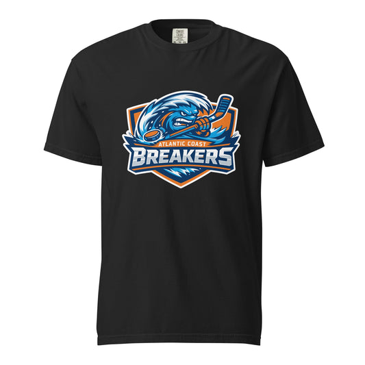 Signature | Comfort Colors T-Shirt | Atlantic Coast Breakers Hockey | Mascot Shield Logo