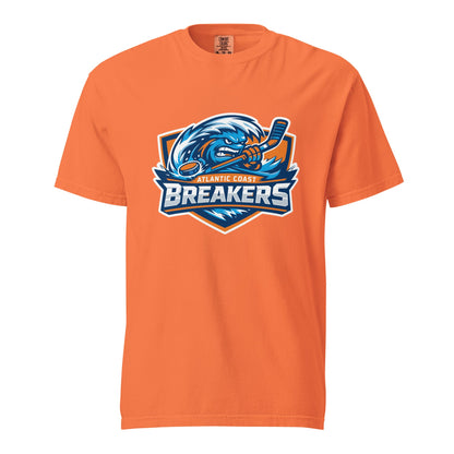Signature | Comfort Colors T-Shirt | Atlantic Coast Breakers Hockey | Mascot Shield Logo