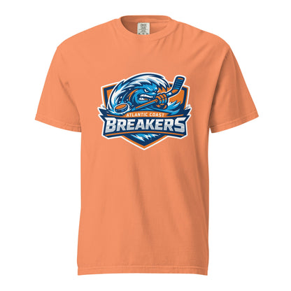 Signature | Comfort Colors T-Shirt | Atlantic Coast Breakers Hockey | Mascot Shield Logo