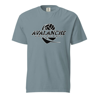 Signature | Comfort Colors T-Shirt | Avalanche Volleyball Club | Crest Logo