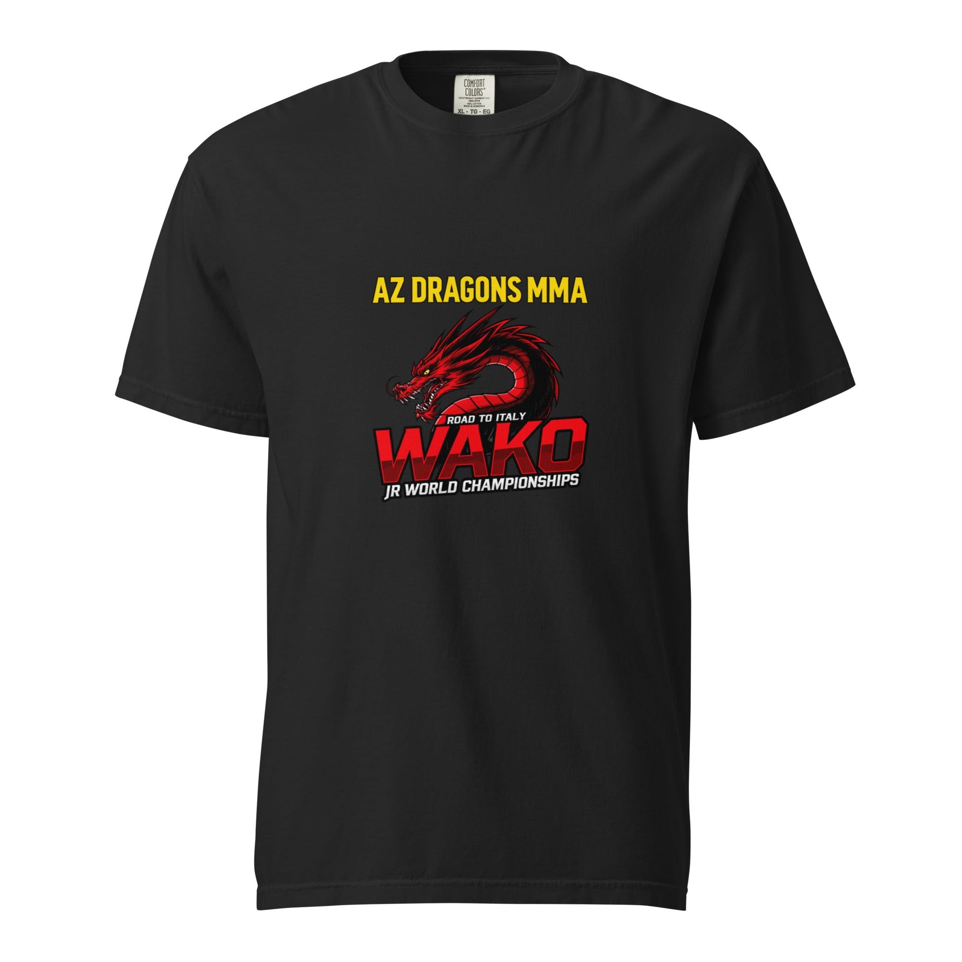 Signature | Comfort Colors T-Shirt | AZ DRAGONS MMA | Vanguard Logo