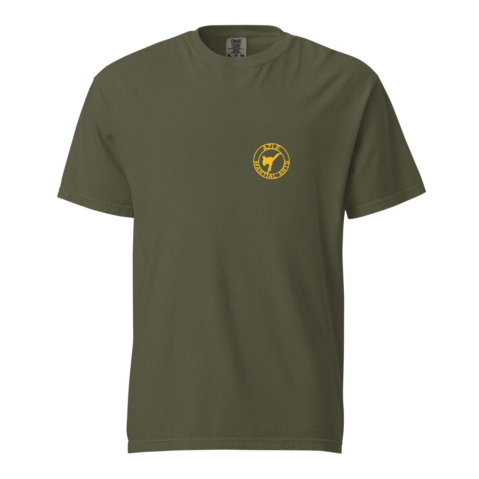 Signature | Comfort Colors T-Shirt | Azle Martial Arts | Dojo Roundel Logo