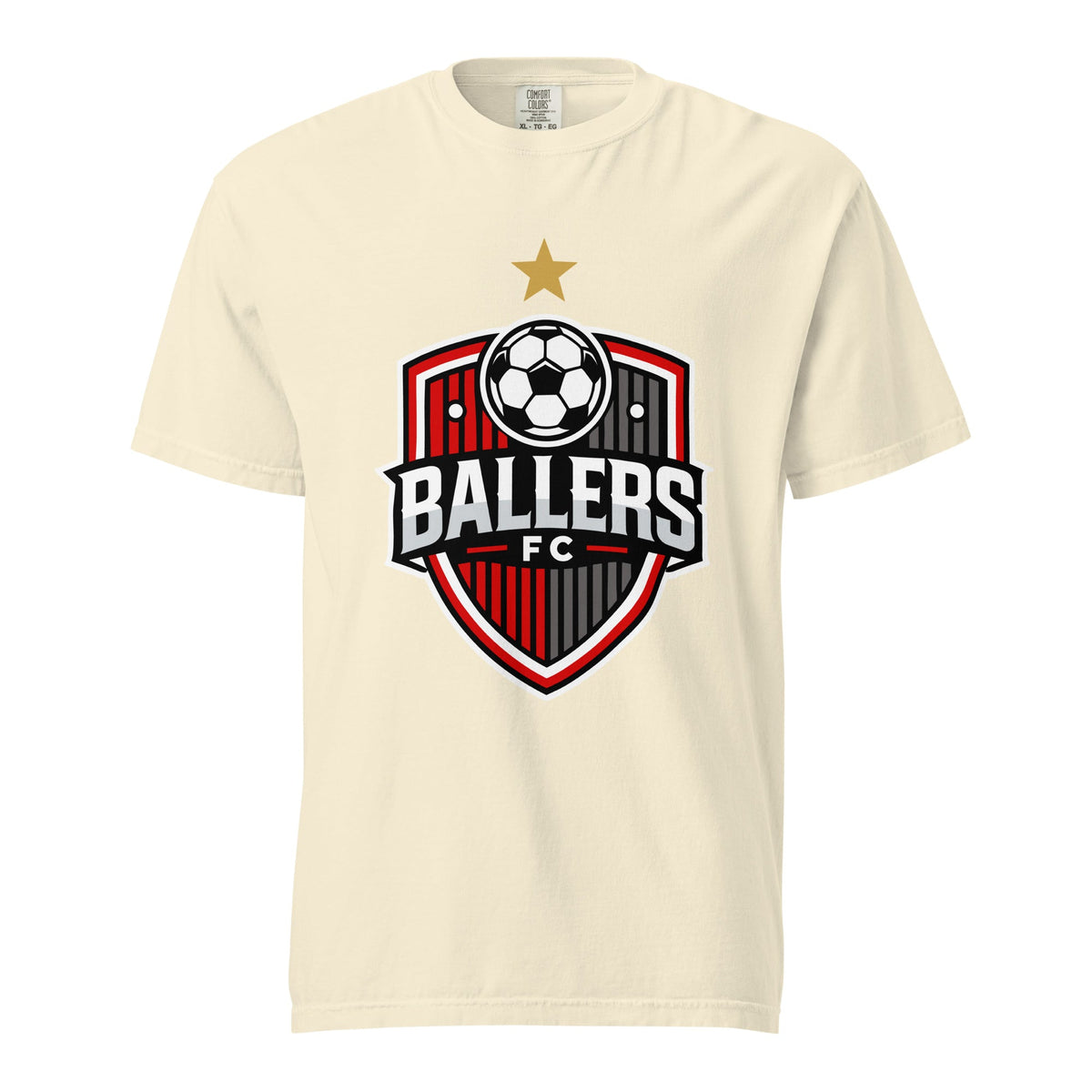 Signature | Comfort Colors T-Shirt | Ballers FC | Shield Logo