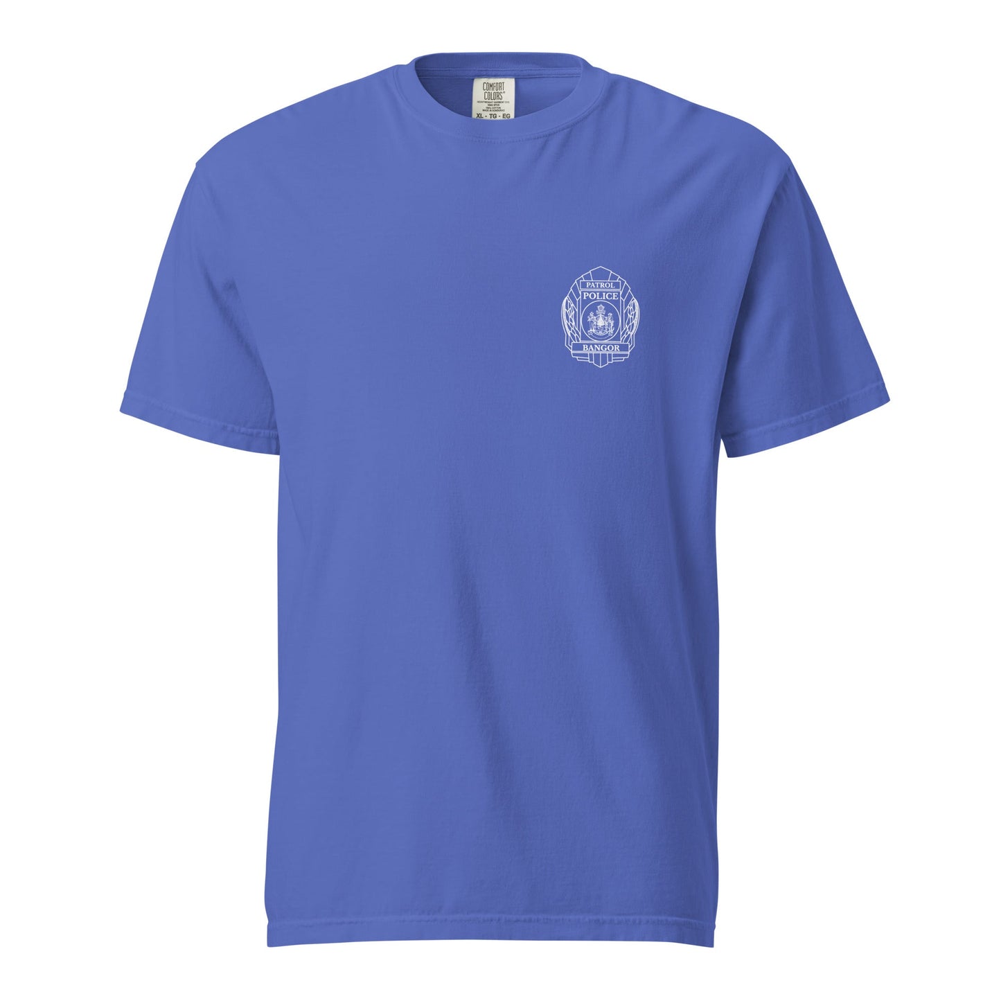 Signature | Comfort Colors T-Shirt | Bangor PD | Badge Logo