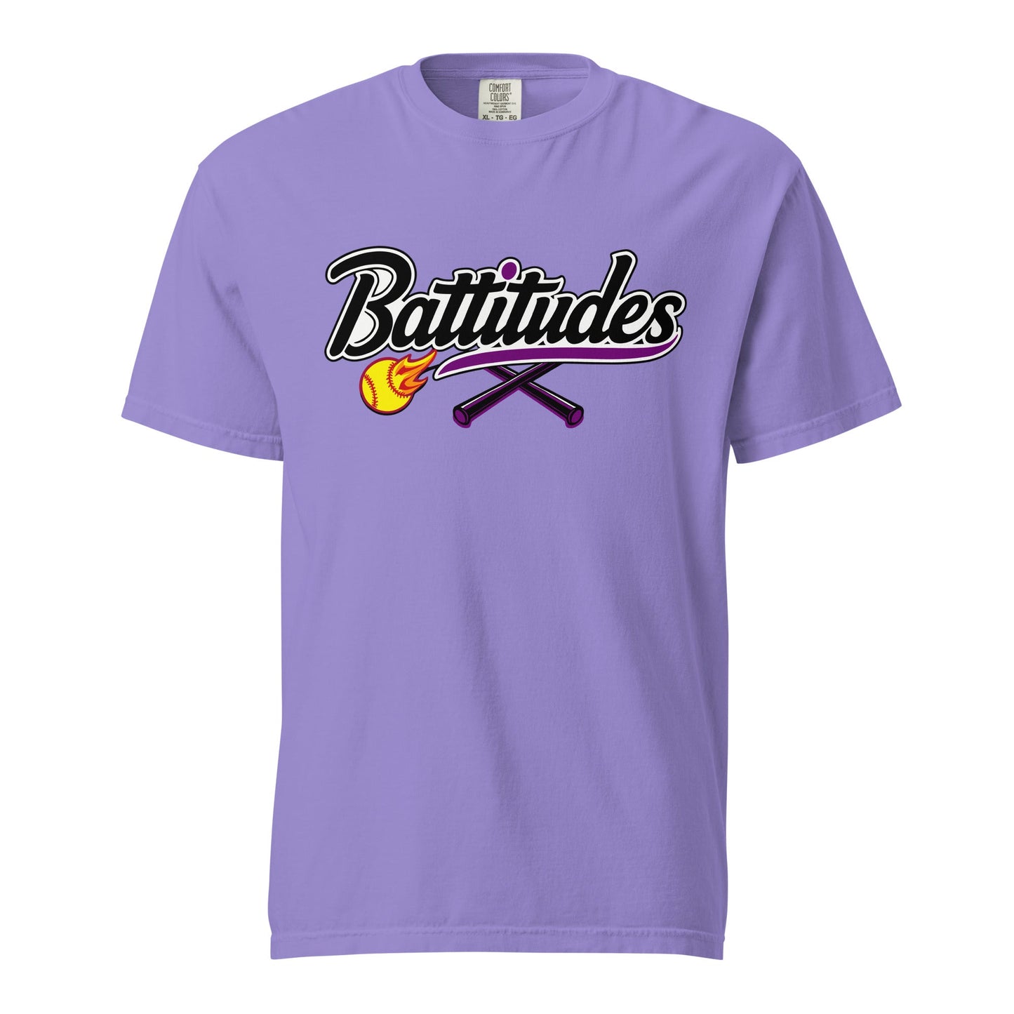 Signature | Comfort Colors T-Shirt | Battitudes | Crest Logo