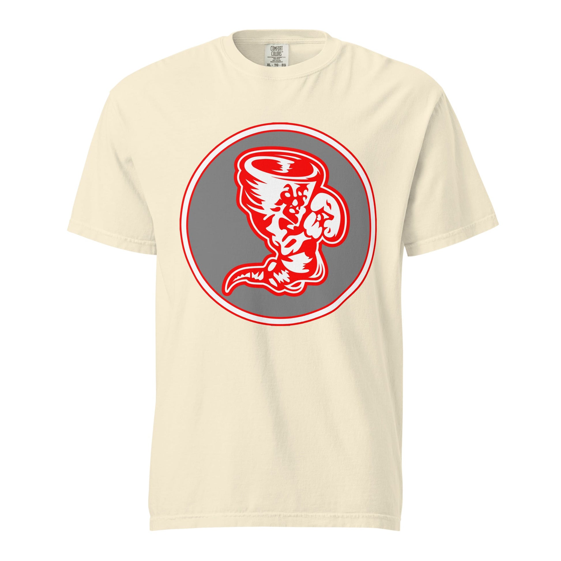 Signature | Comfort Colors T-Shirt | Bay High Softball | Badge Logo