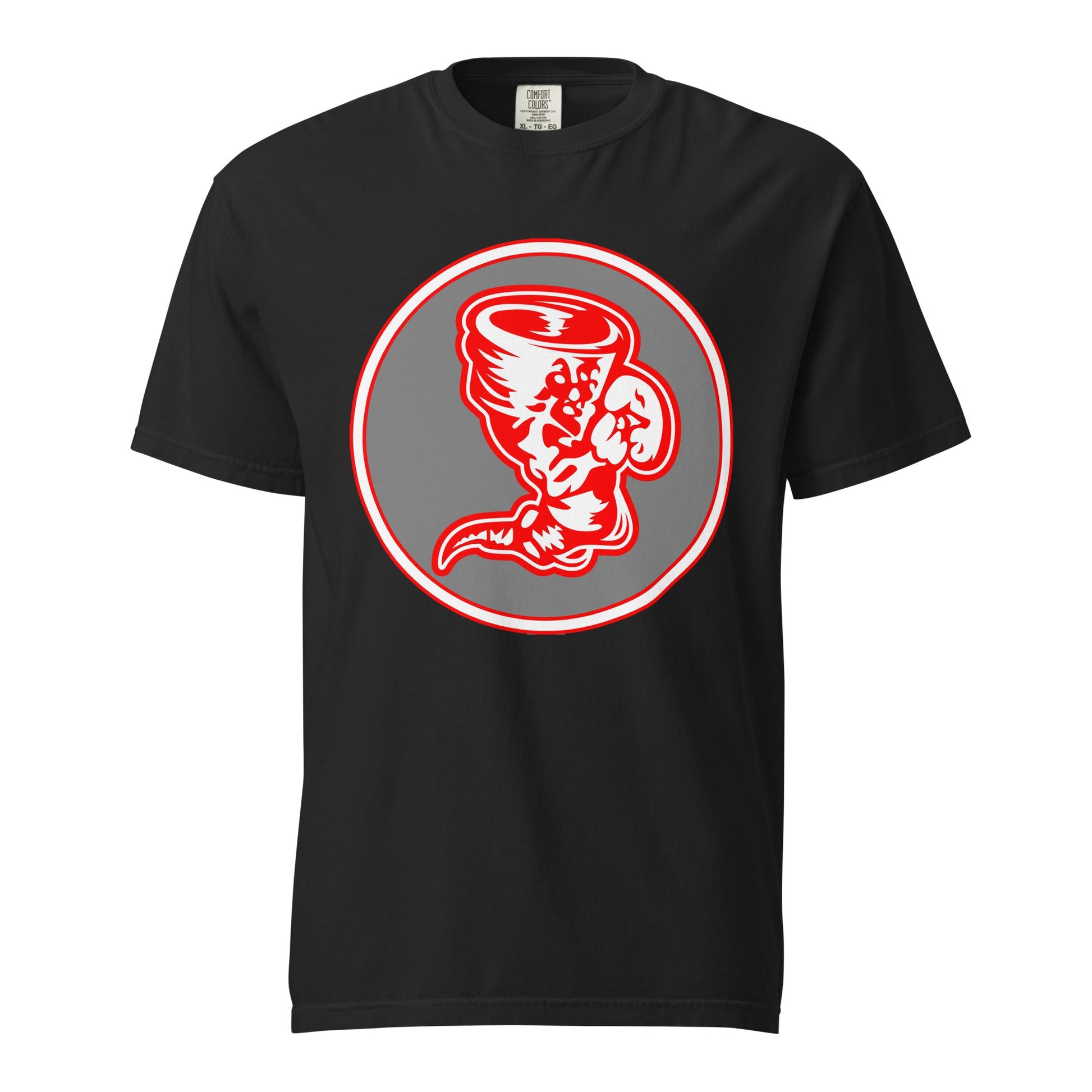 Signature | Comfort Colors T-Shirt | Bay High Softball | Badge Logo