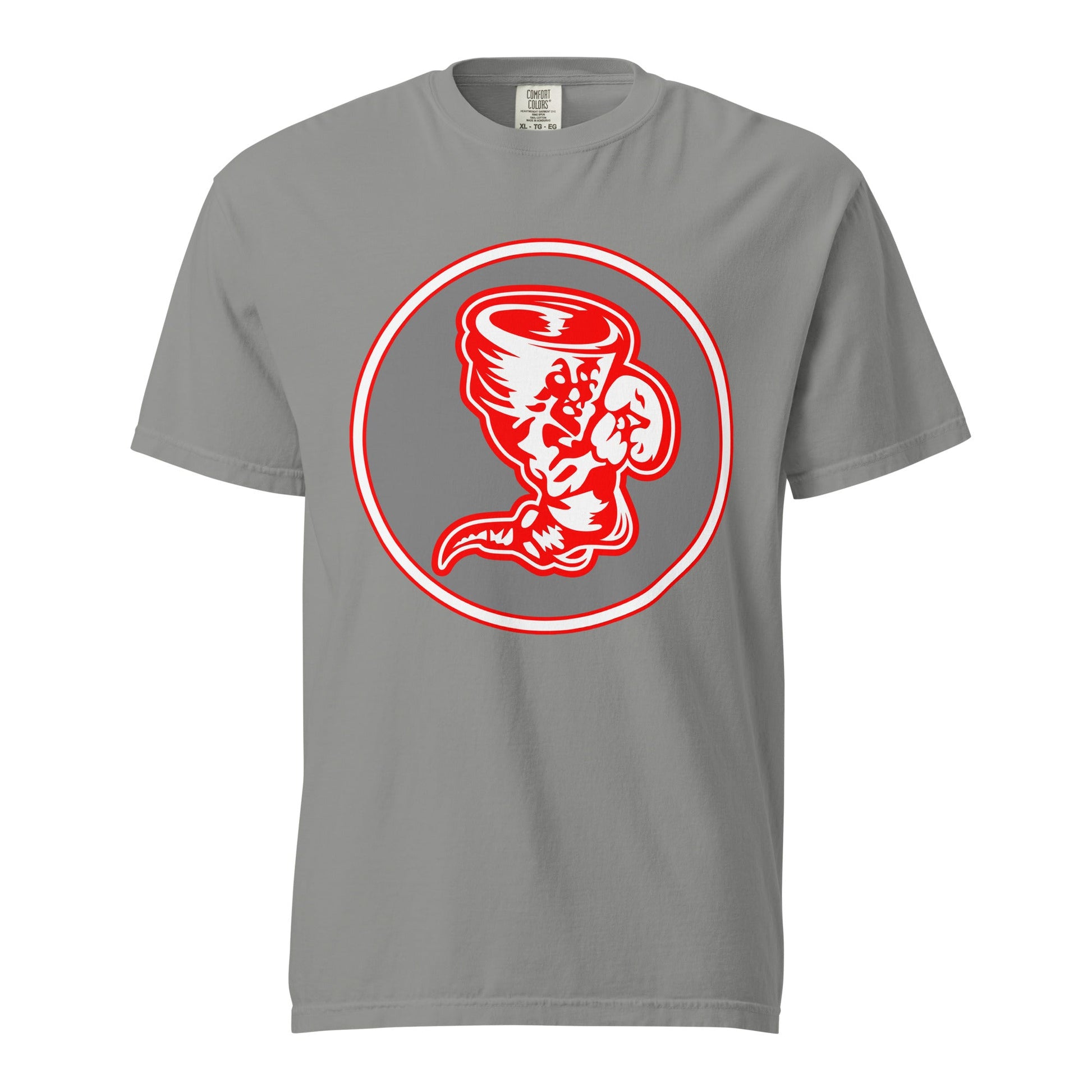 Signature | Comfort Colors T-Shirt | Bay High Softball | Badge Logo