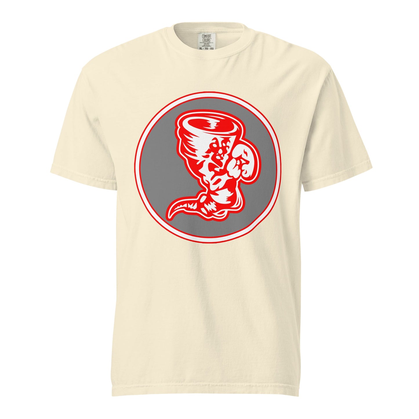 Signature | Comfort Colors T-Shirt | Bay High Softball | Badge Logo