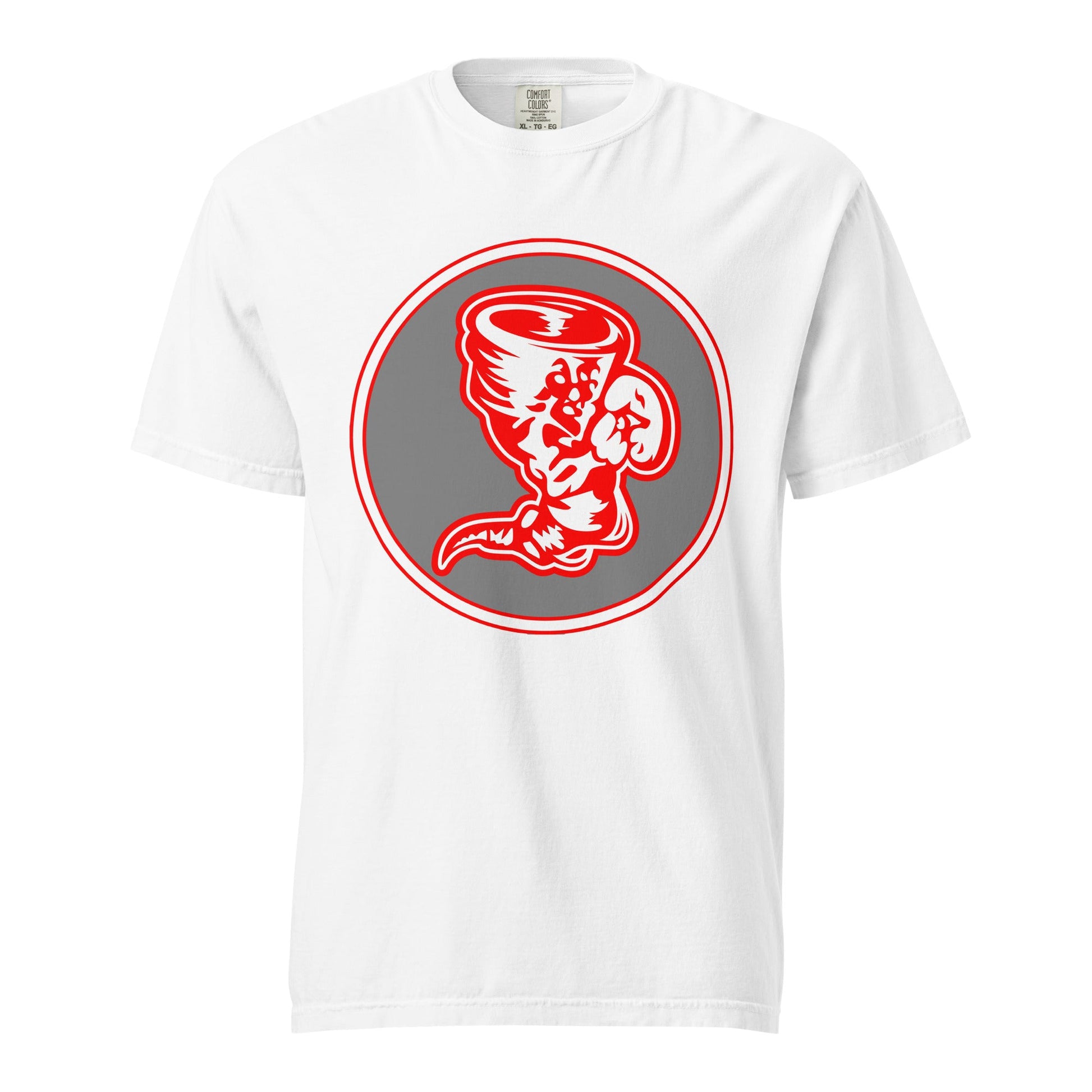 Signature | Comfort Colors T-Shirt | Bay High Softball | Badge Logo