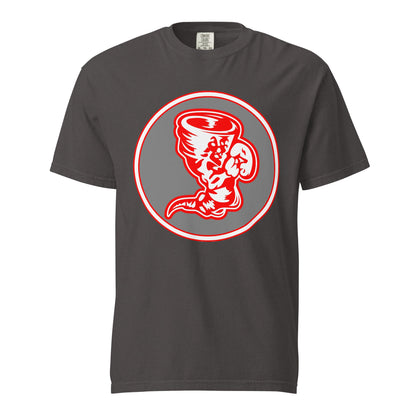 Signature | Comfort Colors T-Shirt | Bay High Softball | Badge Logo