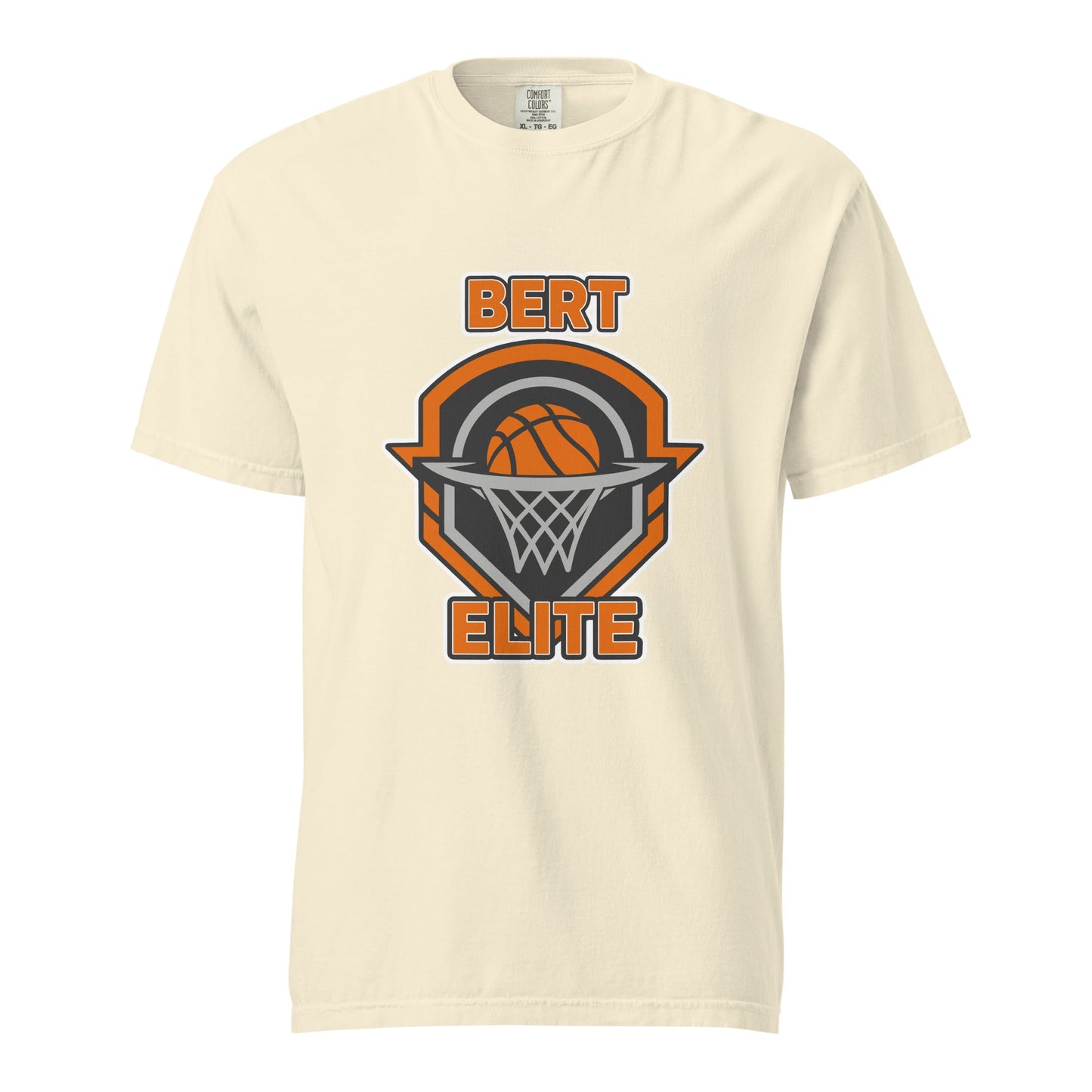 Signature | Comfort Colors T-Shirt | Bert Elite AAU | Hoop Badge Logo