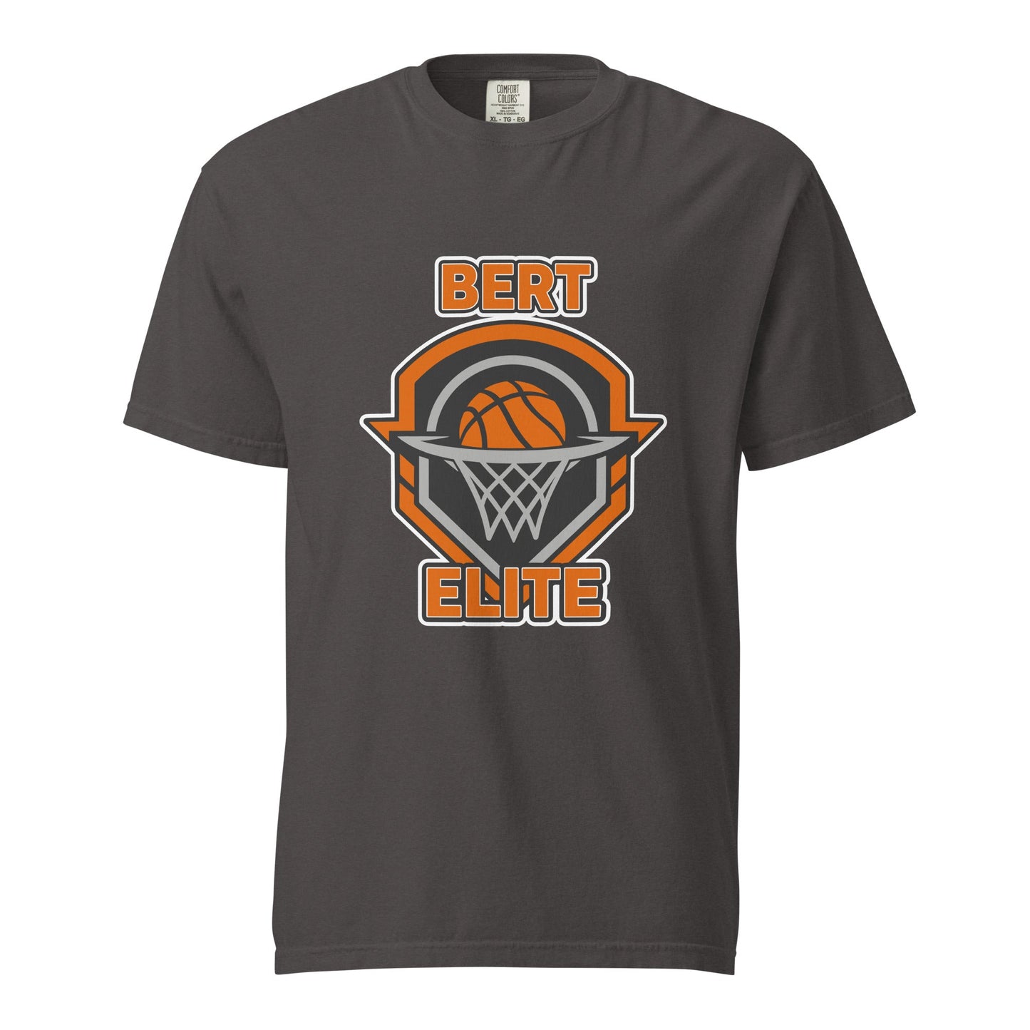 Signature | Comfort Colors T-Shirt | Bert Elite AAU | Hoop Badge Logo