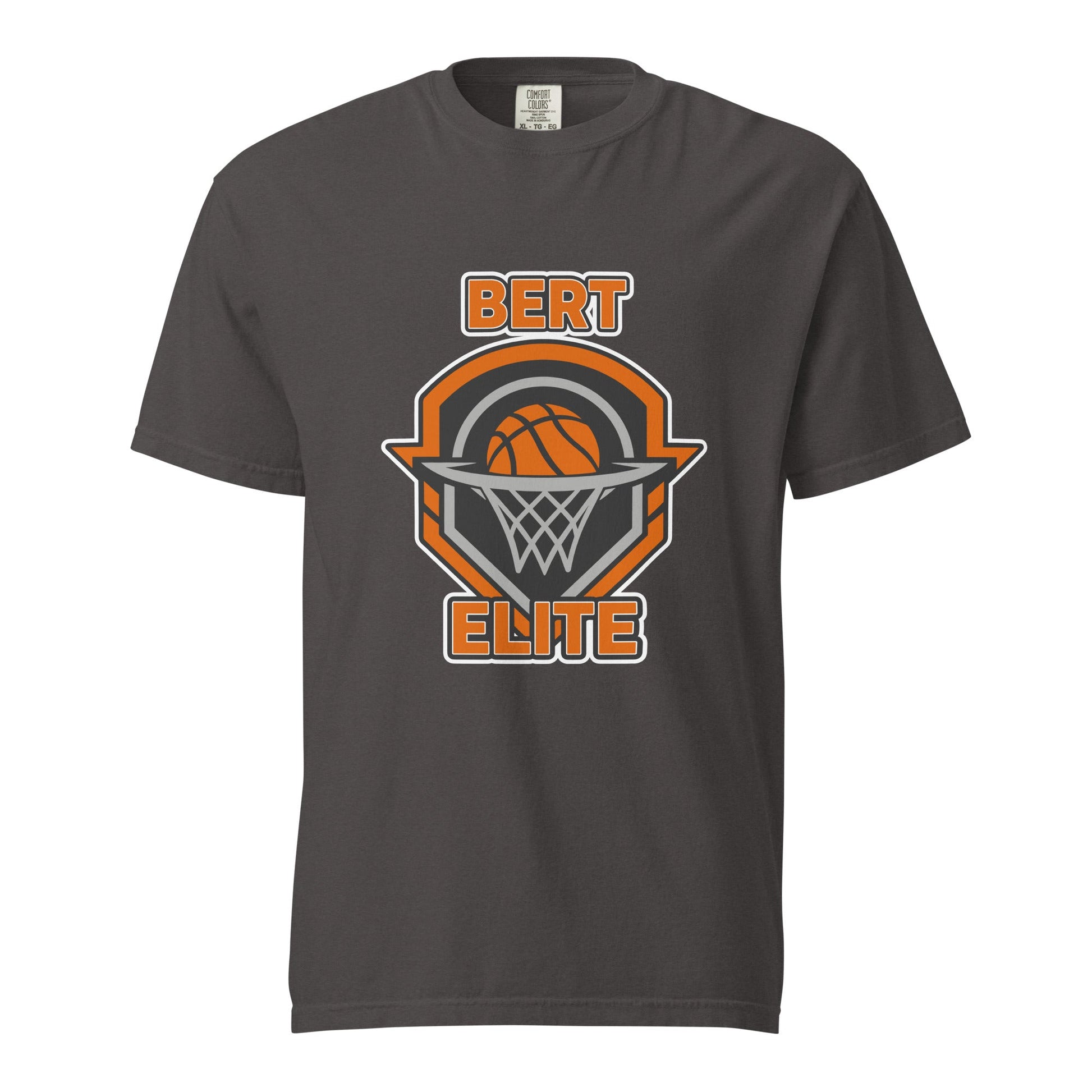 Signature | Comfort Colors T-Shirt | Bert Elite AAU | Hoop Badge Logo