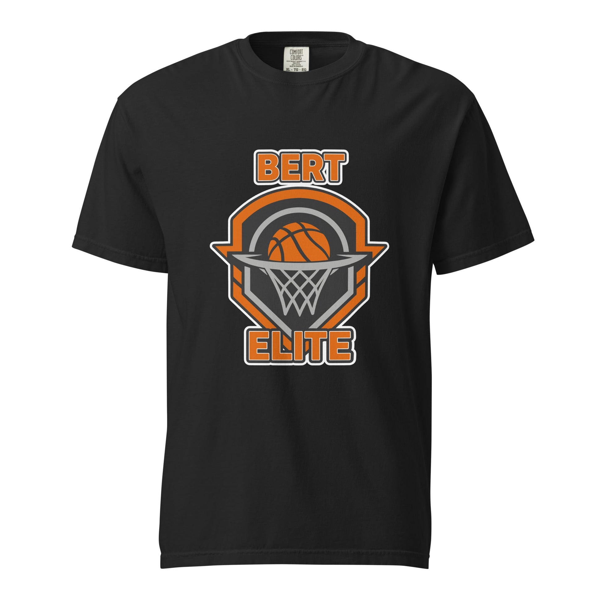 Signature | Comfort Colors T-Shirt | Bert Elite AAU | Hoop Badge Logo