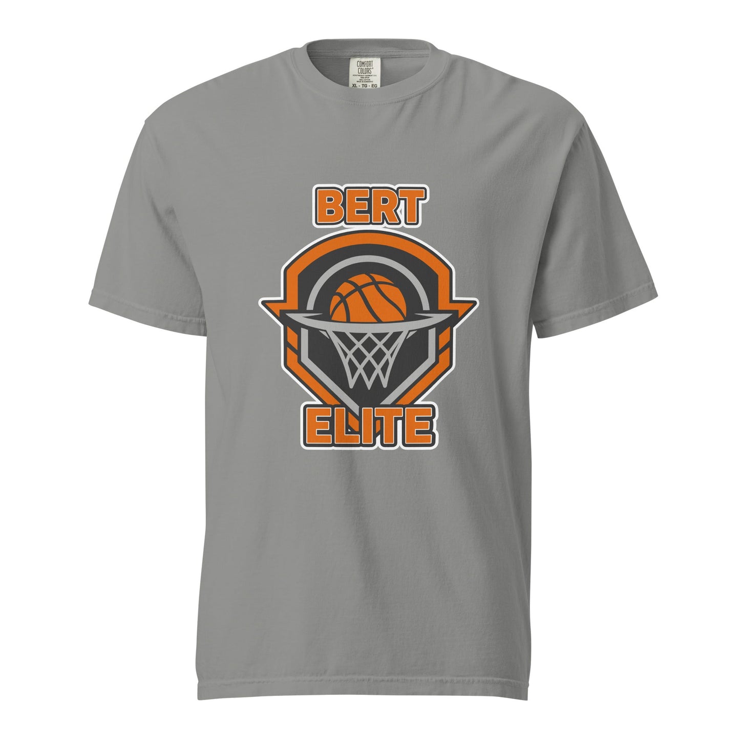 Signature | Comfort Colors T-Shirt | Bert Elite AAU | Hoop Badge Logo