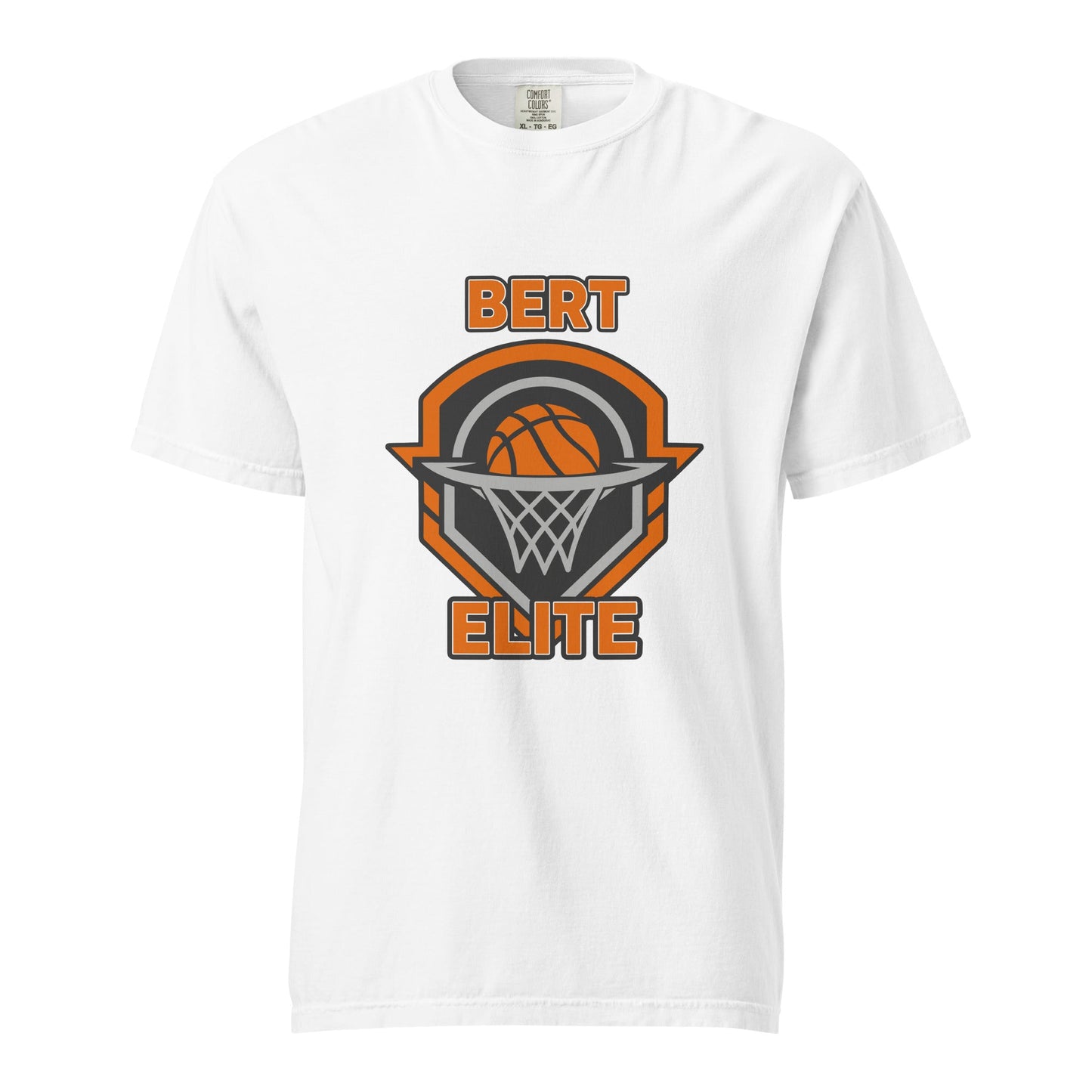 Signature | Comfort Colors T-Shirt | Bert Elite AAU | Hoop Badge Logo