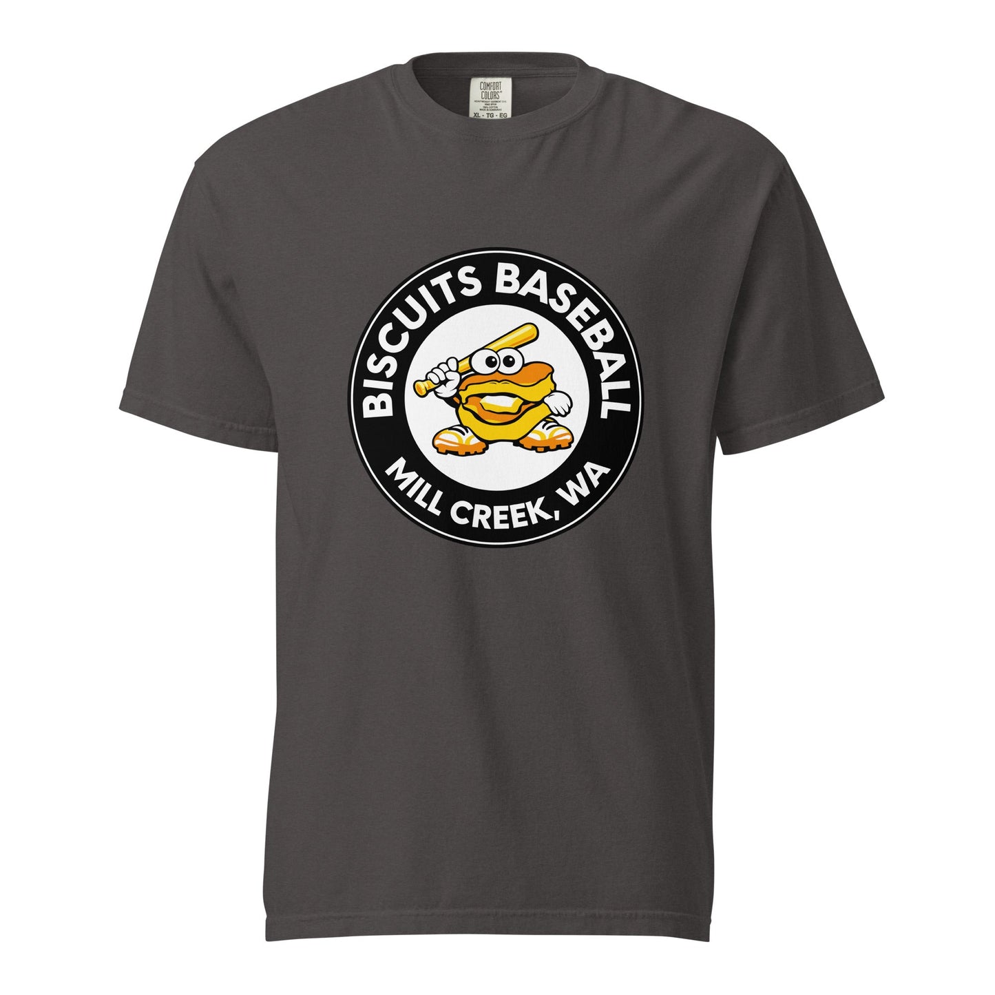 Signature | Comfort Colors T-Shirt | Biscuits Baseball MCLL | Mascot Logo