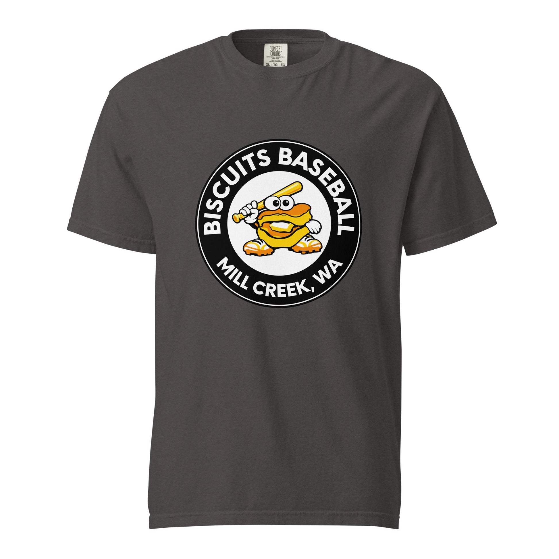 Signature | Comfort Colors T-Shirt | Biscuits Baseball MCLL | Mascot Logo