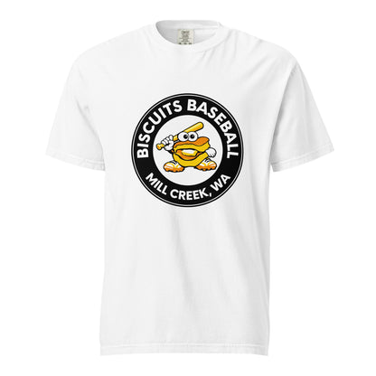 Signature | Comfort Colors T-Shirt | Biscuits Baseball MCLL | Mascot Logo