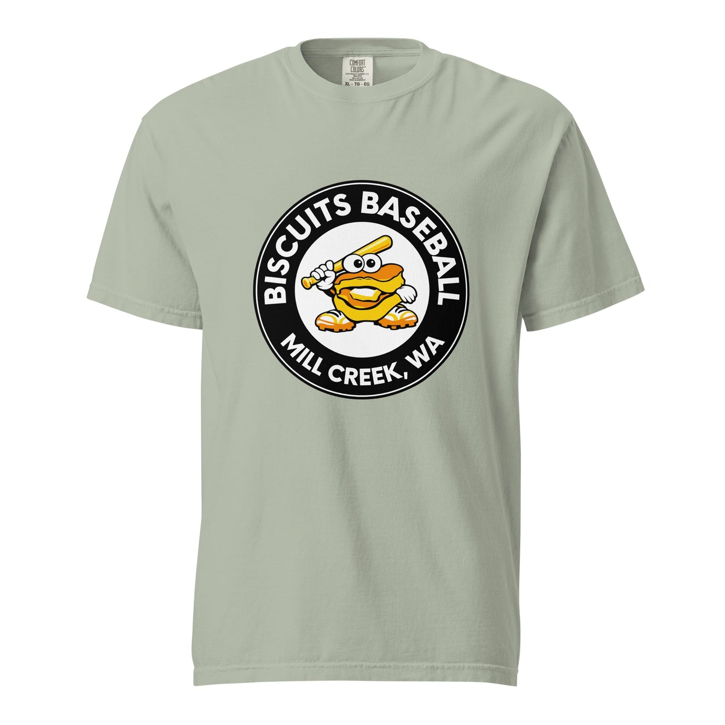 Signature | Comfort Colors T-Shirt | Biscuits Baseball MCLL | Mascot Logo