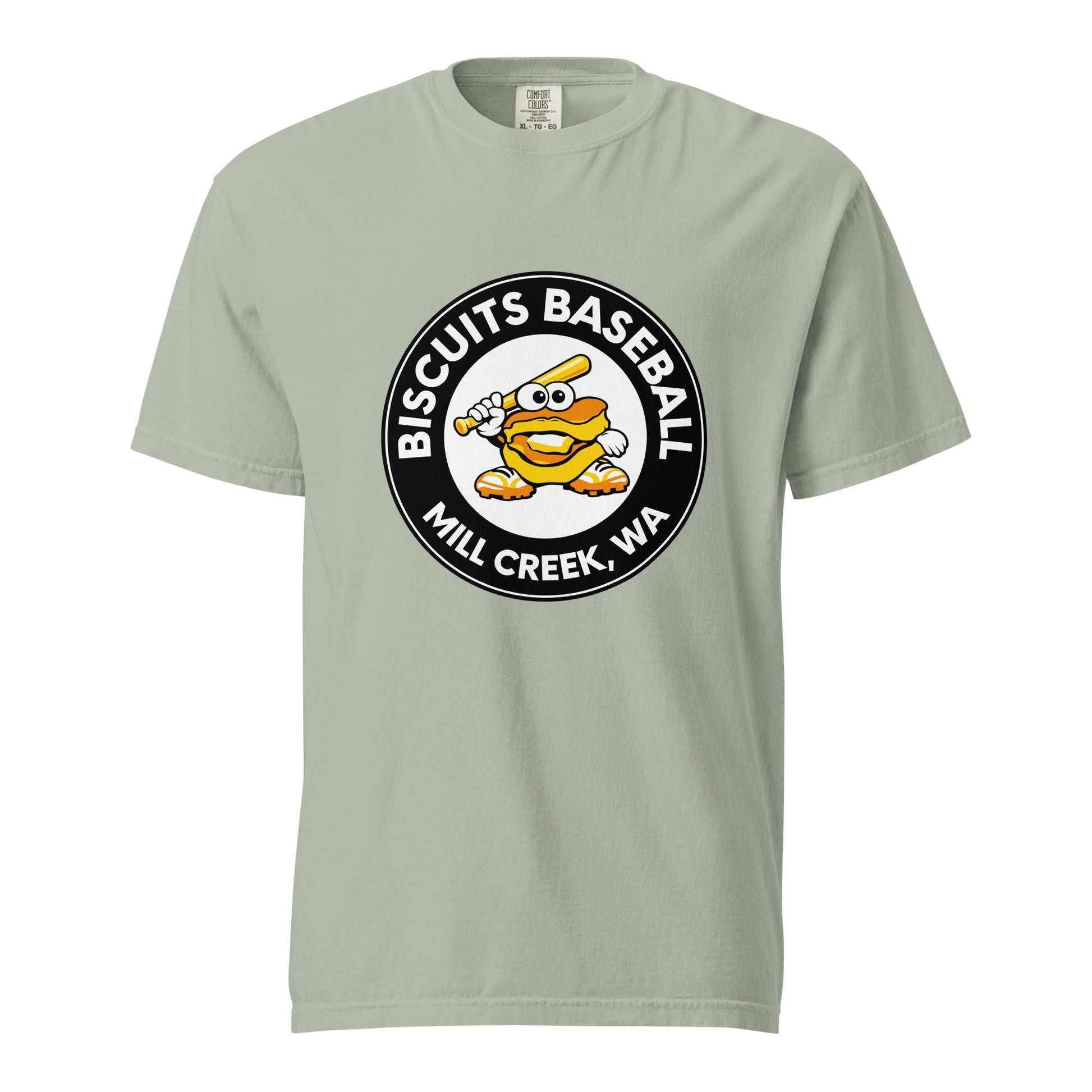 Signature | Comfort Colors T-Shirt | Biscuits Baseball MCLL | Mascot Logo