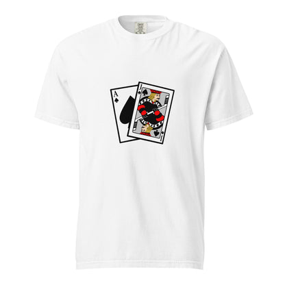 Signature | Comfort Colors T-Shirt | Blackjack’s Roller Hockey | Royal Spade Crest Logo
