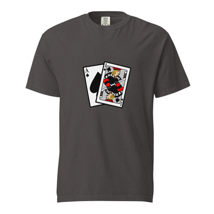 Signature | Comfort Colors T-Shirt | Blackjack’s Roller Hockey | Royal Spade Crest Logo