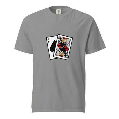 Signature | Comfort Colors T-Shirt | Blackjack’s Roller Hockey | Royal Spade Crest Logo