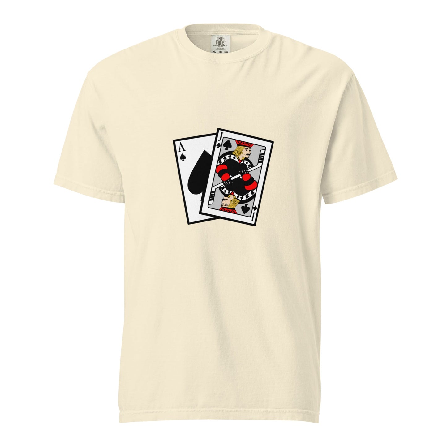 Signature | Comfort Colors T-Shirt | Blackjack’s Roller Hockey | Royal Spade Crest Logo